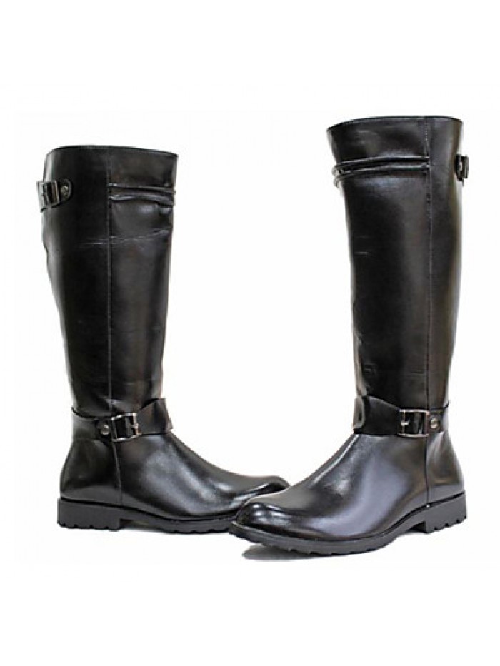 Shoes Outdoor / OfficeCareer / PartyEvening / Dress / Casual Synthetic Boots Black / Brown